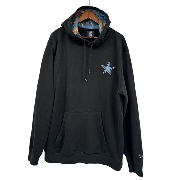 NFL Team Apparel New Era Other - Dallas Cowboys NFL Hoodie Mens XXL Camo Hood Team Apparel Football‎ Sweatshirt